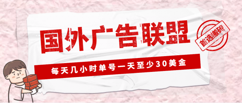 外面收费1980最新国外LEAD广告联盟搬砖项目，单号一天至少30美金(详细教程)昊趣阁资源网昊趣阁资源网