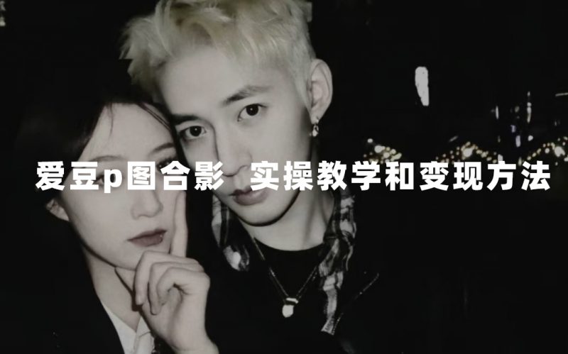 最新玩法 与爱豆p图合照爆火 10分钟教会你 实操日入300+昊趣阁资源网昊趣阁资源网