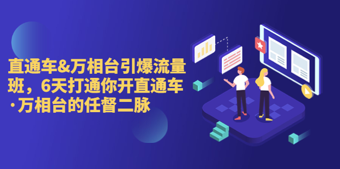直通车+万相台引爆流量班，6天打通你开直通车·万相台的任督 二脉昊趣阁资源网昊趣阁资源网