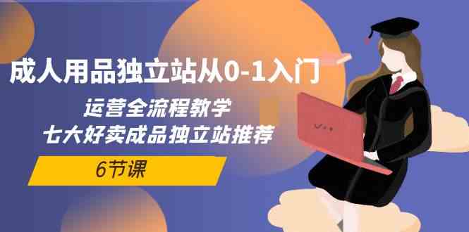 成人用品独立站从0-1入门，运营全流程教学，七大好卖成品独立站推荐（6节课）昊趣阁资源网昊趣阁资源网