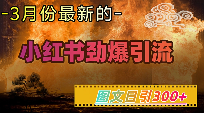 小红书超劲爆引流手段,图文日引300+轻松变现1W昊趣阁资源网昊趣阁资源网