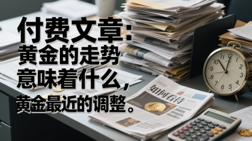 付费文章:黄金的走势意味着什么,如何看待黄金最近的调整昊趣阁资源网昊趣阁资源网