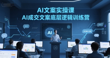AI文案实操课，AI成交文案底层逻辑训练营昊趣阁资源网昊趣阁资源网