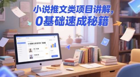 小说推文类项目讲解,0 基础速成秘籍昊趣阁资源网昊趣阁资源网