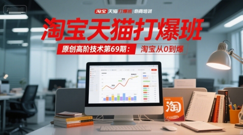 淘宝天猫打爆班原创高阶技术第69期:淘宝从0到爆昊趣阁资源网昊趣阁资源网