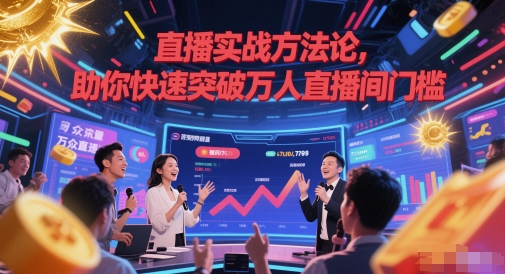 直播实战方法论,助你快速突破万人直播间门槛昊趣阁资源网昊趣阁资源网