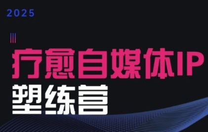 2025治愈自媒体IP训练营,专为疗愈领域从业者打造昊趣阁资源网昊趣阁资源网