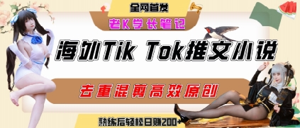 海外tiktok小说推文暴力项目,高停留率,高转化率,上手后一天搞顿饭钱不是问题昊趣阁资源网昊趣阁资源网