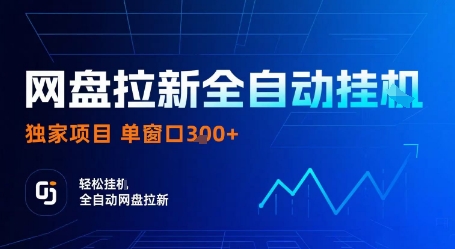 网盘拉新全自动挂G，独家项目，全自动运行完成拉新做任务，单窗口3张+【揭秘】昊趣阁资源网昊趣阁资源网