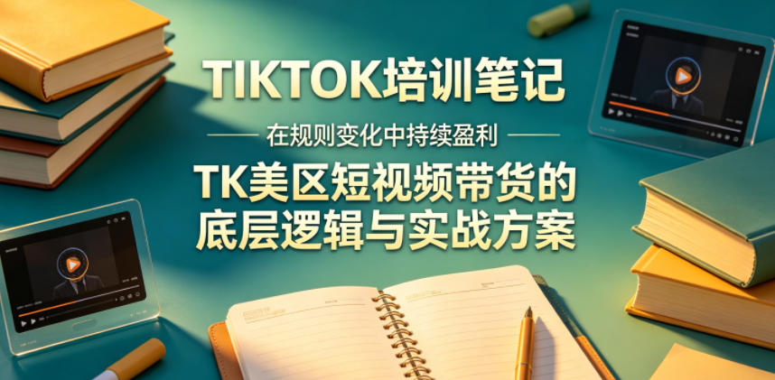 视界跨境TIKTOK4月17培训笔记，在规则变化中持续盈利，TK美区短视频带货的底层逻辑与实战方案【文档】昊趣阁资源网昊趣阁资源网