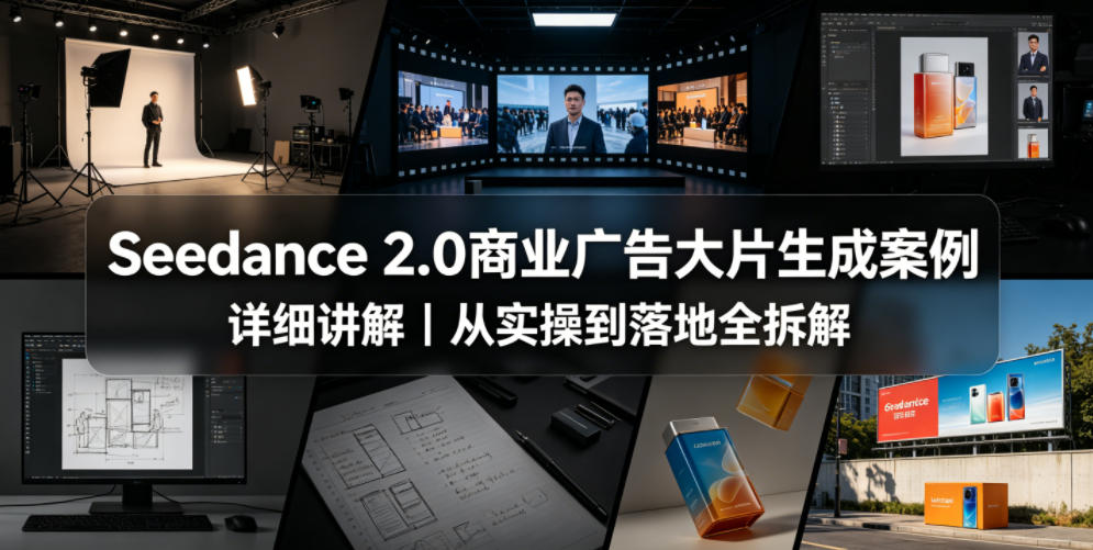Seedance 2.0商业广告大片生成案例详细讲解｜从实操到落地全拆解昊趣阁资源网昊趣阁资源网