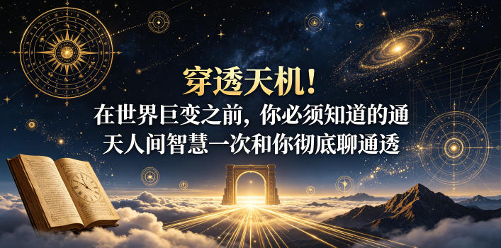付费文章：穿透天机！在世界巨变之前，你必须知道的通天人间智慧一次和你彻底聊通透昊趣阁资源网昊趣阁资源网
