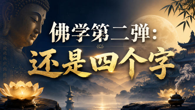付费文章:佛学第二弹:还是四个字昊趣阁资源网昊趣阁资源网