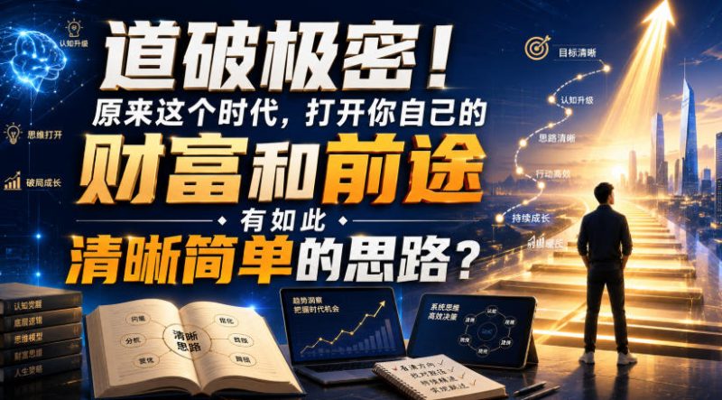 公众号灏泽异谈付费文:道破极密!原来这个时代,打开你自己的财富和前途,有如此清晰简单的思路?!昊趣阁资源网昊趣阁资源网