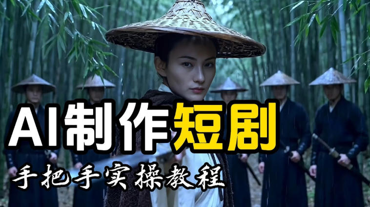 【保姆级手把手教程】AI短剧制作完整流程教学,从小白零基础到成片大神昊趣阁资源网昊趣阁资源网