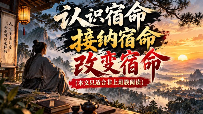 某公众号付费文章:认识宿命,接纳宿命,改变宿命(本文只适合非上班族阅读)昊趣阁资源网昊趣阁资源网