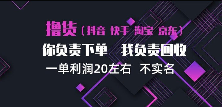 抖音淘宝快手买手项目,一单利润20左右,单号每天下三单,可矩阵【揭秘】昊趣阁资源网昊趣阁资源网